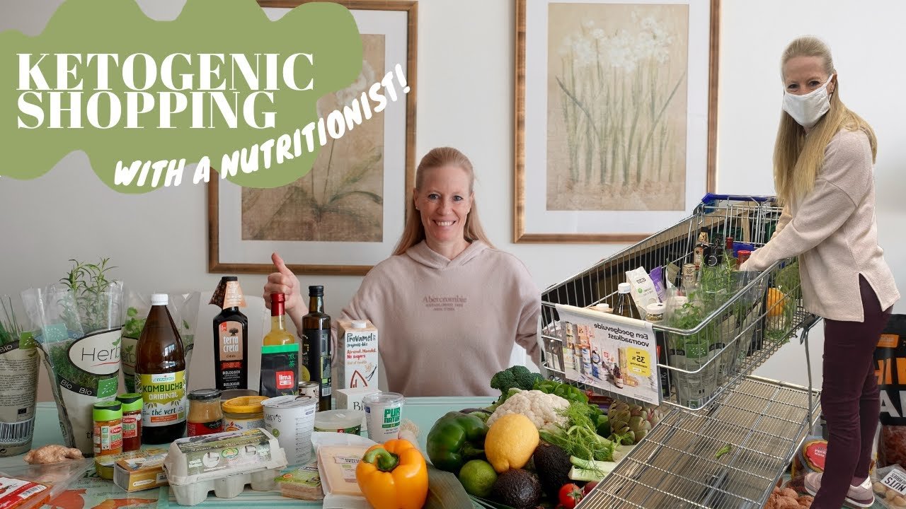 KETO GROCERY SHOPPING WITH A NUTRITIONIST ! // Healthy ketogenic food list and tips for beginners