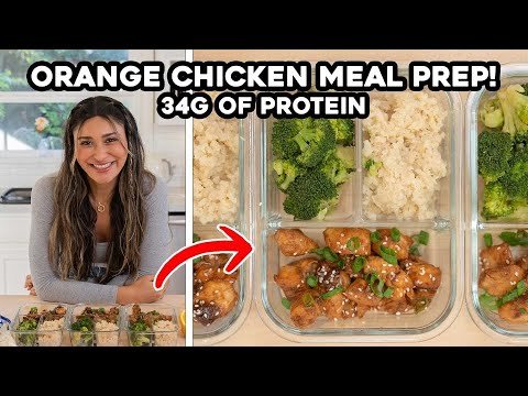 Orange Chicken Meal Prep! High Protein, Low Carb and Keto Friendly