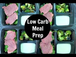 Low Carb Meal Prep For The Week - Ketogenic Diet Weight Loss Foods