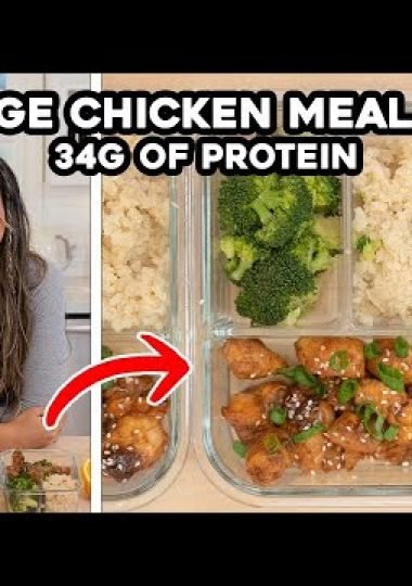 Orange Chicken Meal Prep! High Protein, Low Carb and Keto Friendly